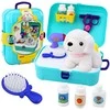Lean Toys Vaikų žaislų rinkinys „Pet Care“ 16 dalių