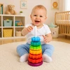 Lean Toys Piramidė 36 cm 6 vnt.
