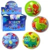 Lean Toys Kamuolys su dinozaurų piešiniais, 10 cm