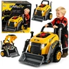 Lean Toys Žaislinis buldozeris su išardomu varikliu ir šviesos bei garso efektais, geltonas su juodais ir pilkais elementais, 41,8 × 34,5 × 43,5 cm