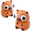 Lean Toys Antistresinis žaislas kapibara 8,5 cm rudas