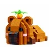 Lean Toys 3D Statulėlė iš kaladėlių Kapibara 204-263 vnt.