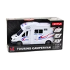 Lean Toys Automobilinis kemperis su baltomis šviesomis, garsais ir atidaromomis durimis