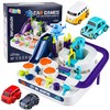 Lean Toys Automobilių kliūčių trasa 4 vnt.