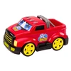 Lean Toys Nuotoliniu būdu valdomas raudonas policijos automobilis su šviesomis ir garsais, 30x17.5x13 cm