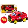 Lean Toys Nuotoliniu būdu valdomas raudonas policijos automobilis su šviesomis ir garsais, 30x17.5x13 cm