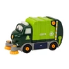 Lean Toys Žalias vaikiškas surenkamas šiukšliavežis su įrankiais