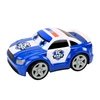 Lean Toys Nuotoliniu būdu valdomas animacinis policijos automobilis su šviesomis ir garsais