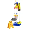 Lean Toys Rinkinys Do Sprzątania Dla Dzieci Vežimėlis Dulkių siurblys Mop Priedai 29 el.
