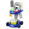 Lean Toys Rinkinys Do Sprzątania Dla Dzieci Vežimėlis Dulkių siurblys Mop Priedai 29 el.