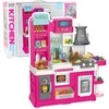 Lean Toys Žaislinė virtuvė vaikams su garais ir šviesomis 64 dalys