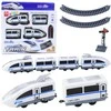 Pociąg Elektrinis traukinys City Express su 13 dalių bėgiais