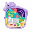 Lean Toys Sulankstomas kibiras vienaragis, rožinis