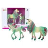 Lean Toys Žalios Vienaragių Figūrėlės (2 vnt.)
