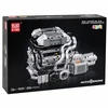 Lean Toys V8 variklio konstruktorius 2024 vnt.