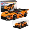 Lean Toys Konstruktorių rinkinys oranžinis 423 vnt.
