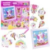 Lean Toys Kūrybinis deimantinės mozaikos rinkinys su vienaragiais