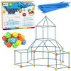 Lean Toys Konstrukciniai vamzdeliai 340 vnt.