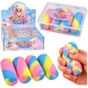 Lean Toys Gniotki Sensoryczne Chrupiące Cukierki W Pudełku Pastelowe Kolorowe 4 vnt.