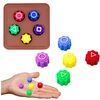 Lean Toys Gonggi kauliukų rinkinys su stovu, 5 vnt.