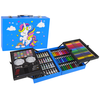 Lean Toys Dailės rinkinys vaikams 145 elementai lagamine su vienaragiu