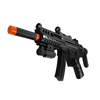 Lean Toys Žaislinis šautuvas Large Mission Combat Machine Gun, juodas