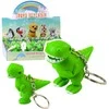 Lean Toys Dinozauras LED Raktų Pakabukas su Garsu, 6x5.5 cm