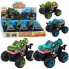 Lean Toys Žaislinis Dino visureigis šviesos garsai