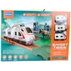 Lean Toys Elektrinis traukinys su dinozaurais, šviesomis ir garsais 76 cm