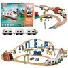 Lean Toys Elektrinis traukinys su dinozaurais, šviesomis ir garsais, 76 cm