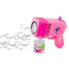 Lean Toys Rožinis vienaragio formos burbulų pistoletas vaikams