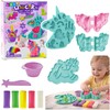 Lean Toys Kūrybinis rinkinys vaikams Vienaragis su moliu ir formomis