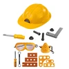 Lean Toys Vaikų mechaniko įrankių rinkinys su pneumatiniu plaktuku