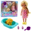 Lean Toys Lėlės ir šuns maudymo rinkinys su interaktyviais priedais