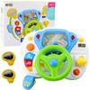 Lean Toys Vairavimo simuliatorius su šviesomis ir garsais, vaikštyne