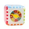 Lean Toys Edukacinis rūšiavimo kubas su skaičiais ir laikrodžiu