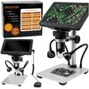 Lean Toys Skaitmeninis mikroskopas 1200x su 7 colių LCD ekranu