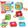 Lean Toys Sensorinis kubas 6 veiklų