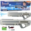 Lean Toys Elektrinis automatinis vandens pistoletas, baltas ir pilkas, 1000 ml, 61 cm