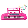 Lean Toys Elektroninis fortepijonas vaikams su 37 klavišais ir 36 melodijomis, rožinis