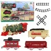 Lean Toys Elektrinis traukinys su šviesomis ir garais, 24 vnt.