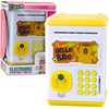 Lean Toys Elektroninis seifas vaikams su PIN kodu ir kapibara, geltonas