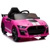 Lean Cars Lean Toys Elektromobilis vaikams Ford Mustang GT500 Shelby, Rožinės spalvos