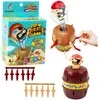 Lean Toys Žaidimas Pamišęs šokinėjantis piratas barelėje