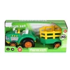 Lean Toys Traktoriaus rinkinys su priekaba, ūkininku ir gyvūnais