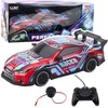 Lean Toys Nuotoliniu būdu valdomas lenktyninis automobilis su apšvietimu 27 MHz