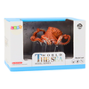 Lean Toys Aštuonkojo figūrėlė oranžinė 10 cm