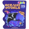 Lean Toys Fish Rubber Stingray Figurine Stretchable Realistic Ocean Fish 13cm
