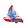 Lean Toys Plaukiojantis žaislinis laivelis 23 cm raudonas