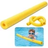 Lean Toys Putplasčio plaukimo lazda su kūno atrama, vaikams ir suaugusiems, 150 cm, geltona